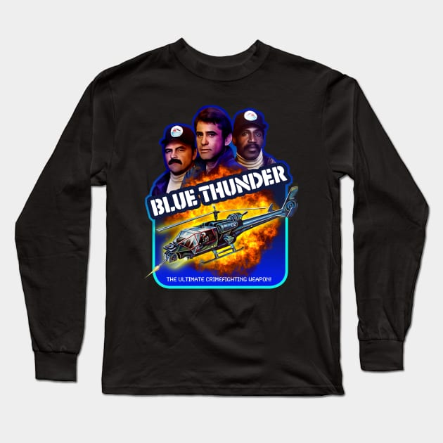 Thunder Blue Long Sleeve T-Shirt by Trazzo